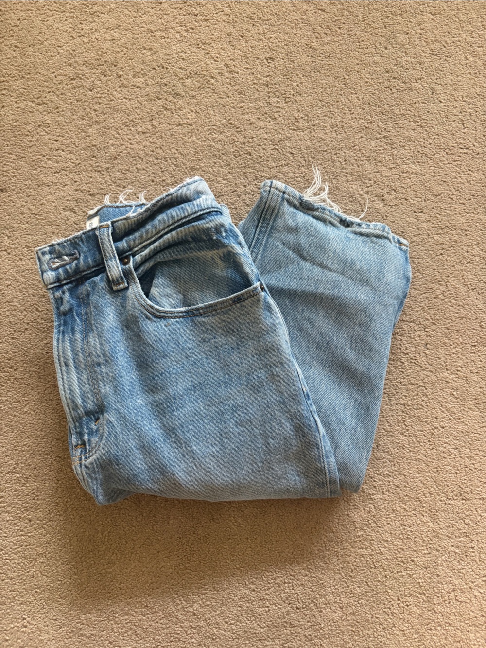 Abercrombie & Fitch Light Blue Straight Leg Jeans